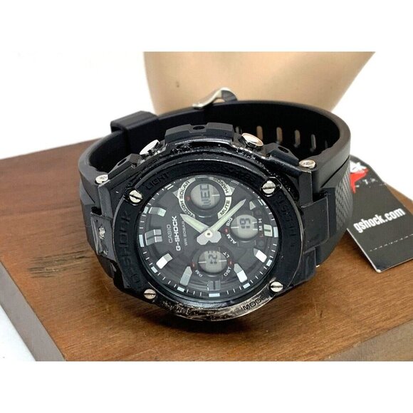 Casio Men Watch G-Shock GSTS100 Black Resin Analog Digital Tough Solar 5… - Picture 8 of 14